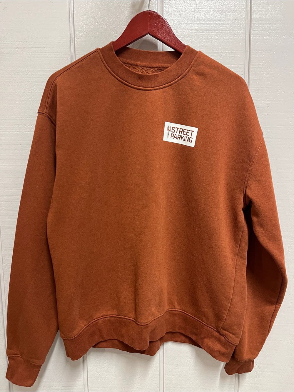 Street Parking: Rust Crewneck Sweatshirt